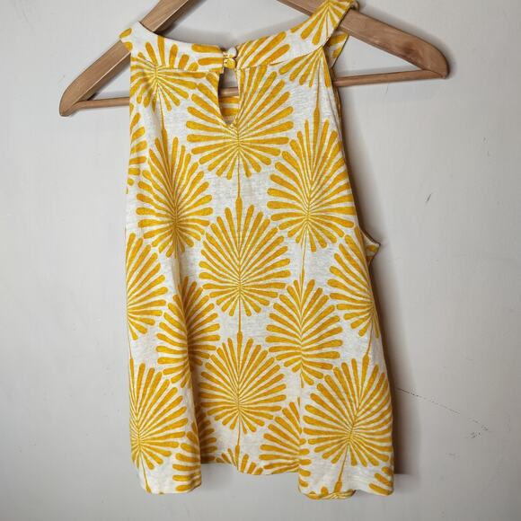 Joie 100% Linen Knit Tank Top Floral - Picture 7 of 9